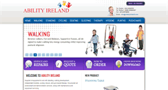 Desktop Screenshot of abilityireland.com